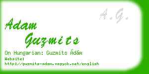 adam guzmits business card